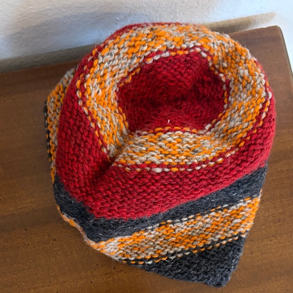 Turtle Fur Colorful Knit Wool Beanie Handmade in Nepal - Picture 5 of 6